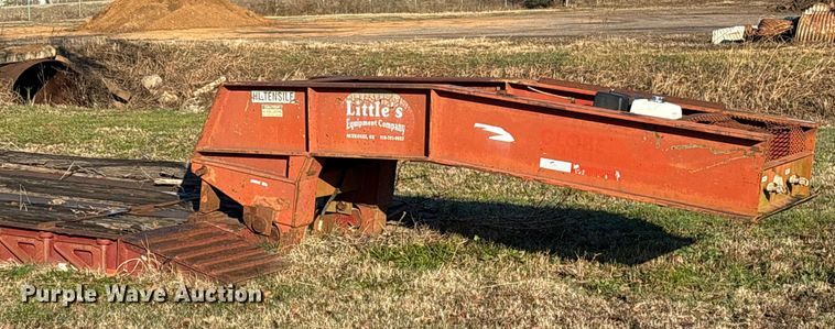 image for item ET7341 1991 Globe GTDG-35 BT Puma lowboy equipment trailer