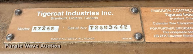 image for item ET7347 2014 Tigercat M726E mulcher