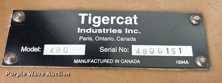 image for item ET7348 2010 Tigercat 480 tracked mulcher