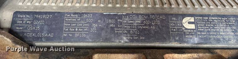 image for item ET7349 2010 Tigercat 480 tracked mulcher