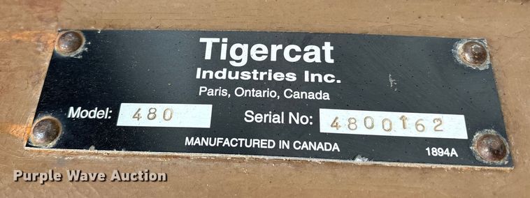 image for item ET7355 2011 Tigercat 480 tracked mulcher