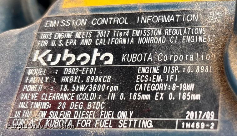 image for item ET7390 2017 Atlas Copco CPS110 air compressor