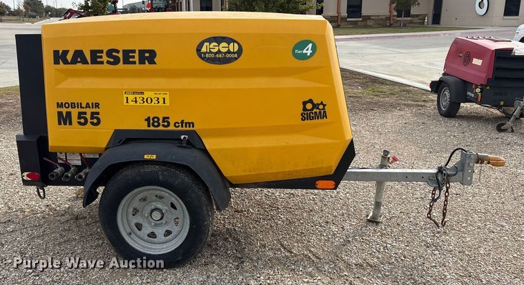 image for item ET7391 2022 Kaeser M55 PE air compressor
