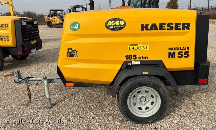 image for item ET7391 2022 Kaeser M55 PE air compressor