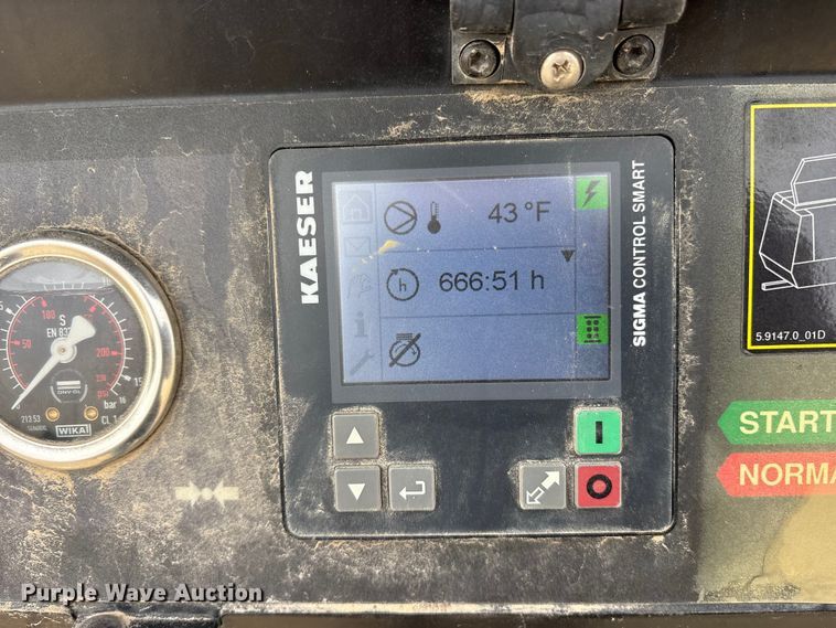 image for item ET7391 2022 Kaeser M55 PE air compressor