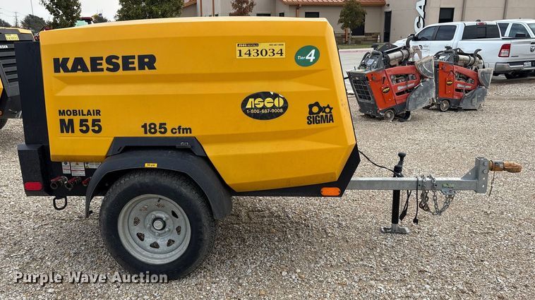 image for item ET7392 2023 Kaeser M55 PE air compressor