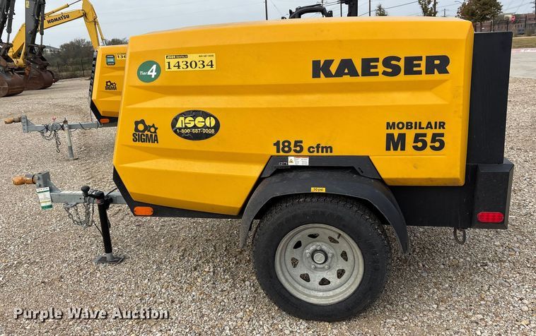 image for item ET7392 2023 Kaeser M55 PE air compressor