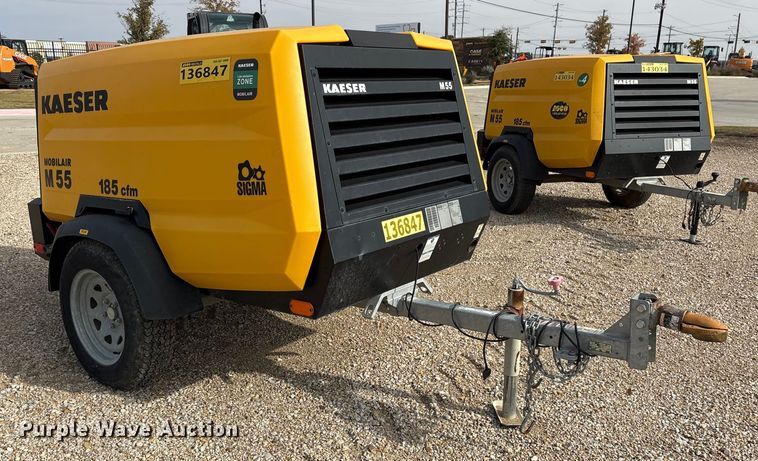 image for item ET7393 2022 Kaeser M55 PE Air compressor
