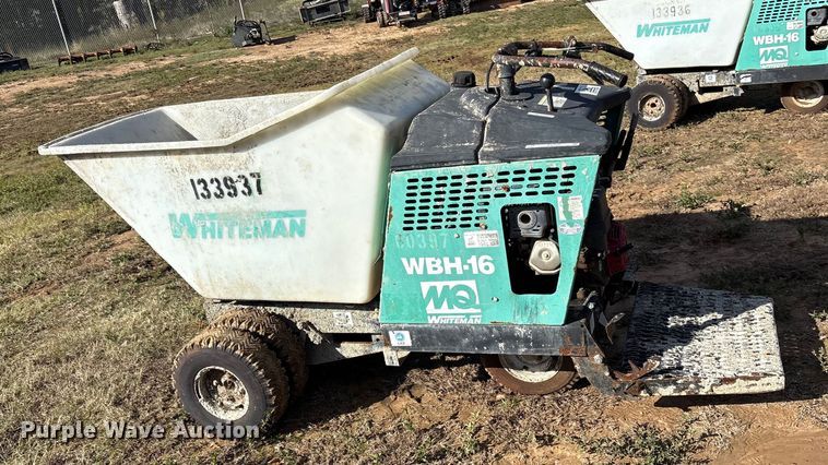 image for item ET7420 2016 Whiteman WBH-16 concrete buggy