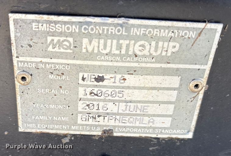 image for item ET7420 2016 Whiteman WBH-16 concrete buggy