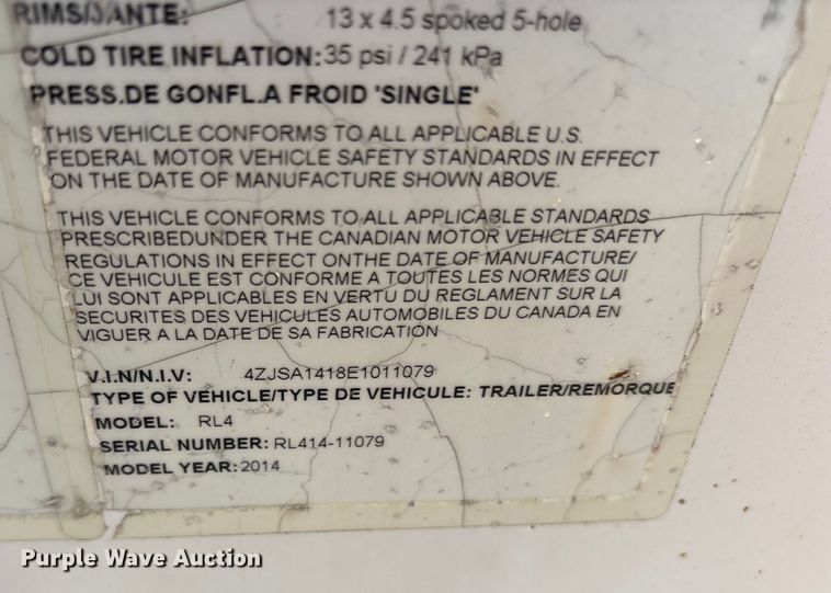 image for item ET7423 2014 Terex RL4 light plant