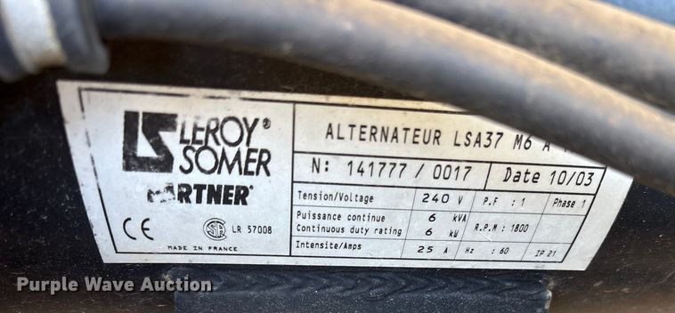 image for item ET7424 2008 Amida AL 4060D-4MH light plant