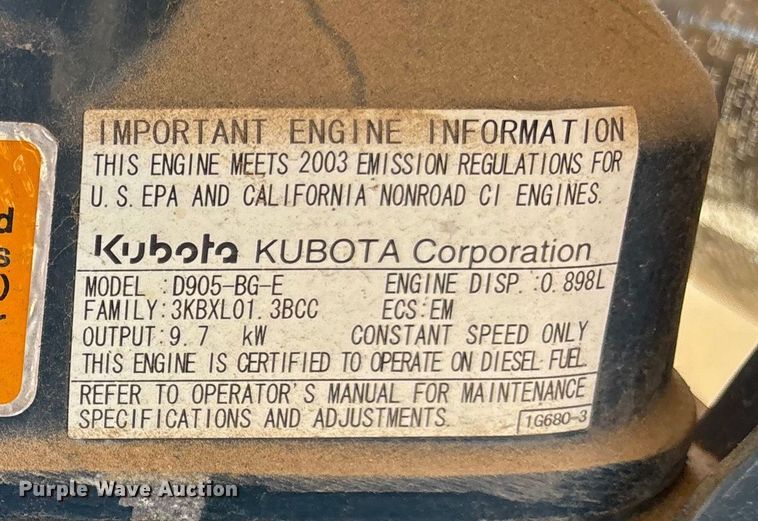 image for item ET7424 2008 Amida AL 4060D-4MH light plant