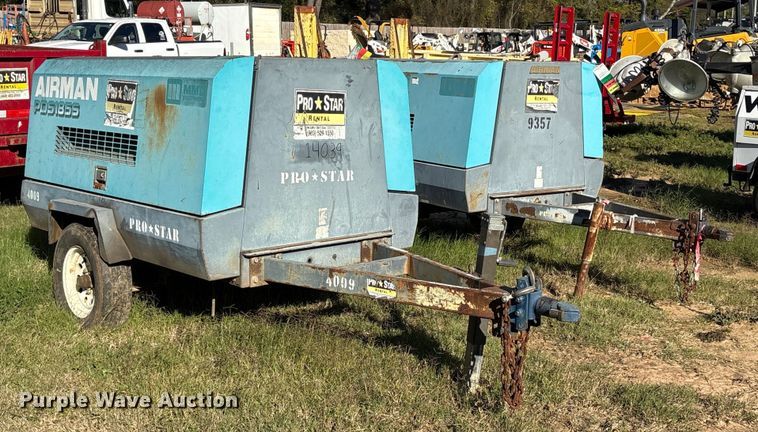 image for item ET7427 (2) Airman PDS185S air compressors