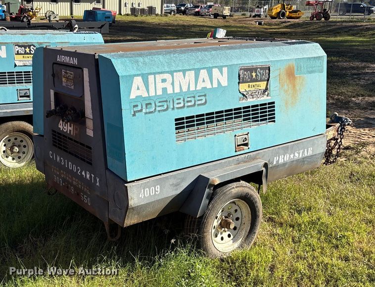 image for item ET7427 (2) Airman PDS185S air compressors