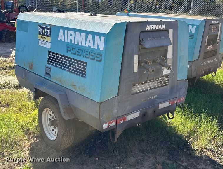 image for item ET7427 (2) Airman PDS185S air compressors