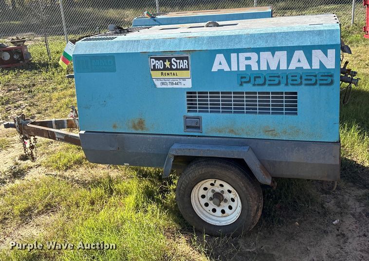 image for item ET7427 (2) Airman PDS185S air compressors