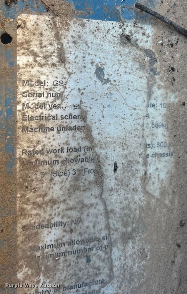 image for item ET7438 (4) Genie GS-2032 scissor lifts