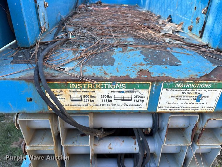 image for item ET7440 (2) Genie GS-1930 scissor lifts