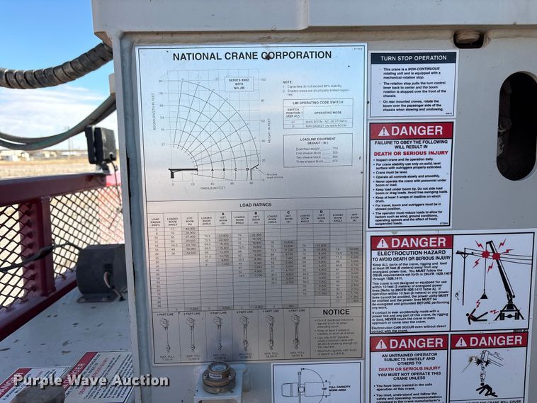 image for item EU4710 2015 Peterbilt 365 crane truck