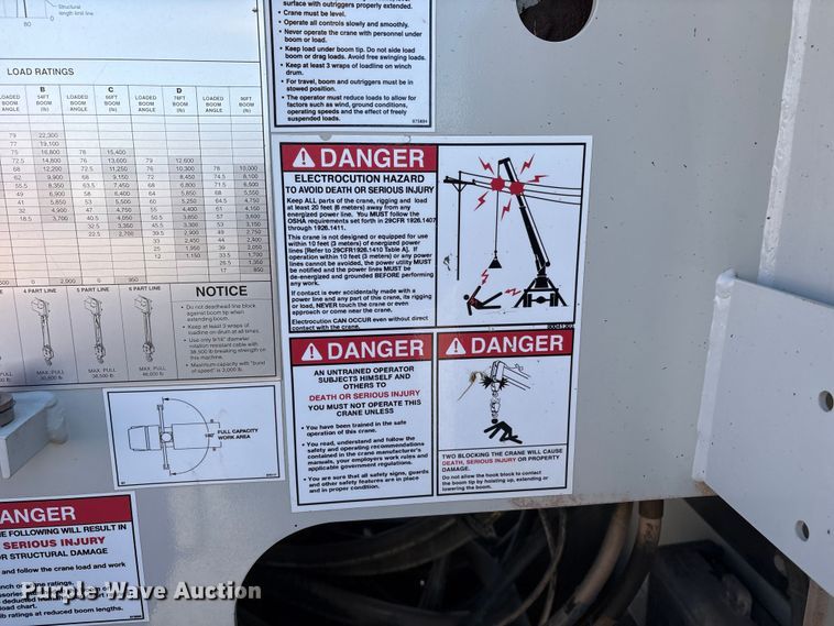 image for item EU4710 2015 Peterbilt 365 crane truck