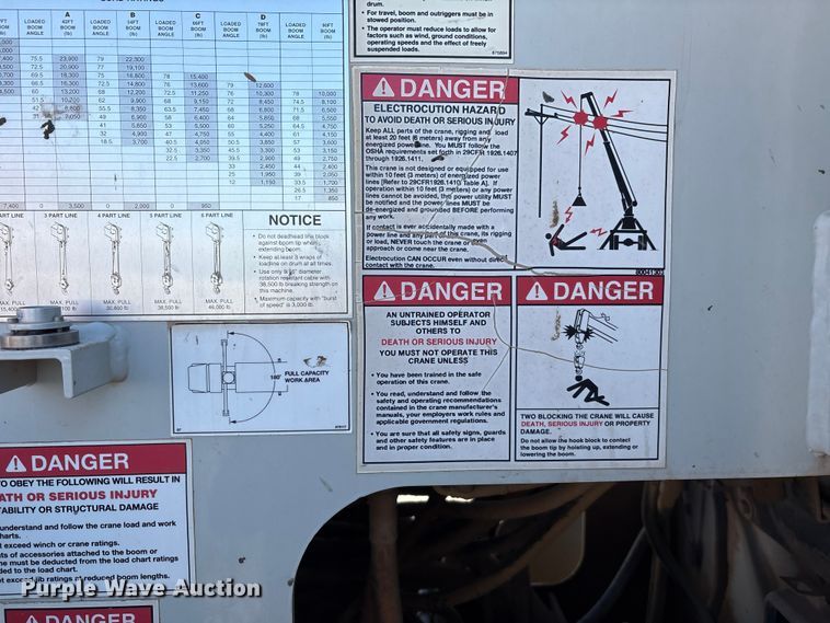 image for item EU4711 2014 Peterbilt 365 crane truck