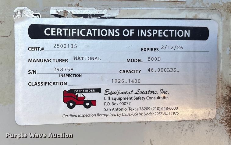 image for item EU4711 2014 Peterbilt 365 crane truck