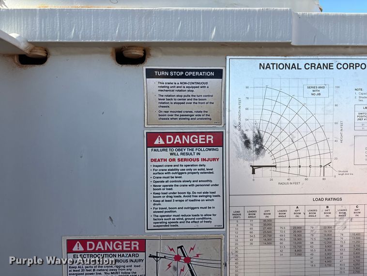 image for item EU4711 2014 Peterbilt 365 crane truck