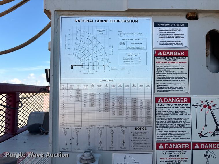 image for item EU4712 2014 Peterbilt 365 crane truck