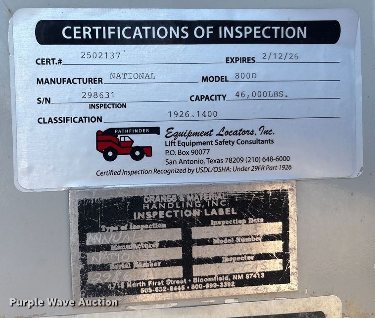 image for item EU4712 2014 Peterbilt 365 crane truck