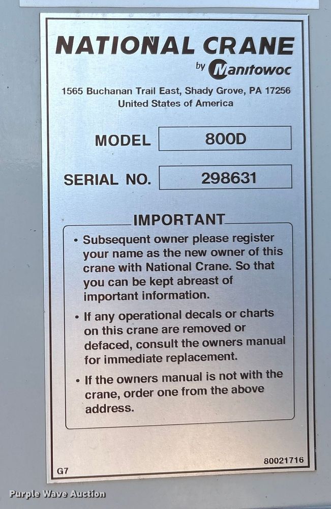 image for item EU4712 2014 Peterbilt 365 crane truck