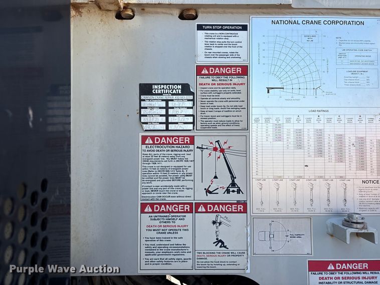 image for item EU4712 2014 Peterbilt 365 crane truck