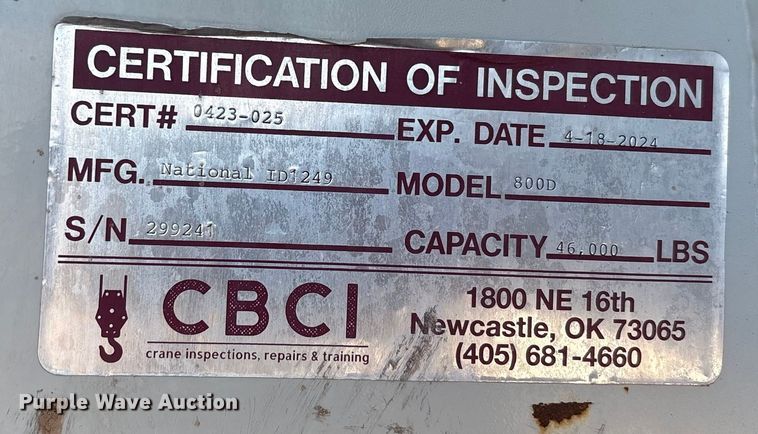 image for item EU4713 2014 Peterbilt 365 crane truck