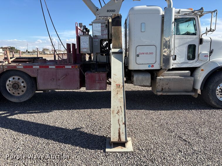 image for item EU4713 2014 Peterbilt 365 crane truck