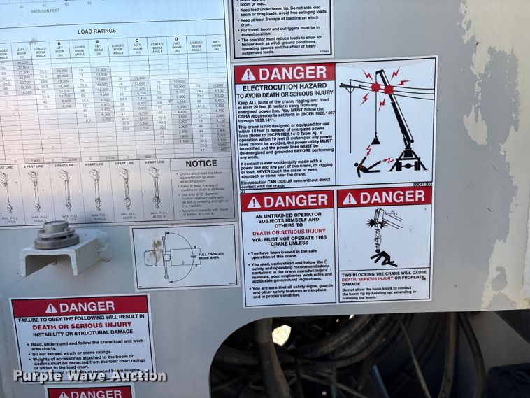 image for item EU4713 2014 Peterbilt 365 crane truck