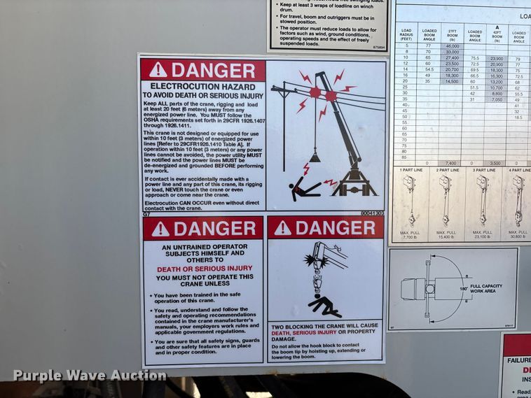 image for item EU4714 2013 Peterbilt 365 crane truck