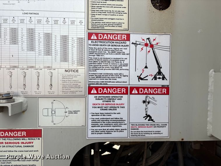image for item EU4714 2013 Peterbilt 365 crane truck