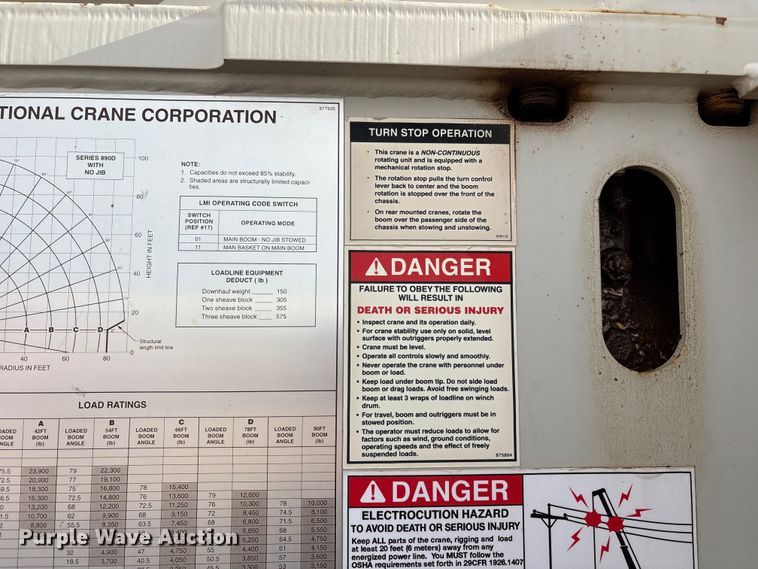 image for item EU4714 2013 Peterbilt 365 crane truck