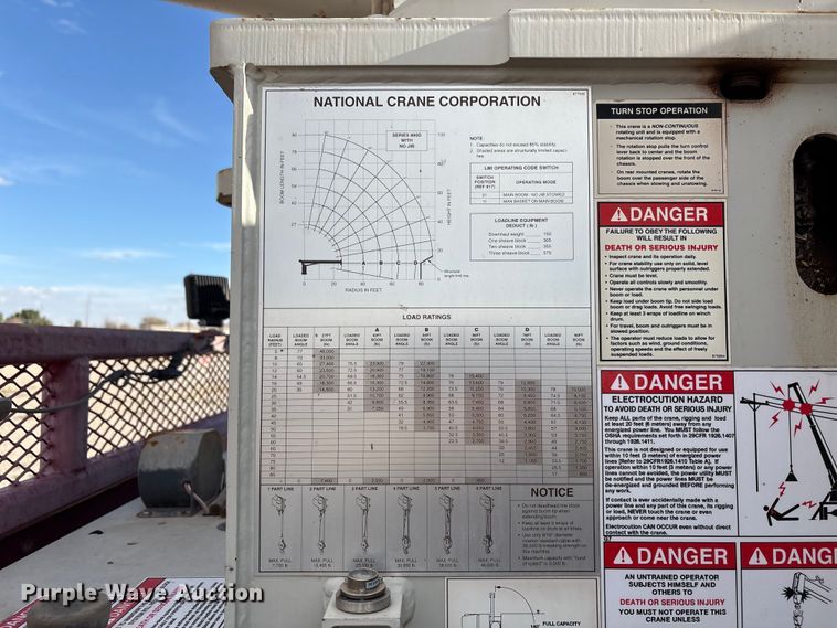 image for item EU4714 2013 Peterbilt 365 crane truck