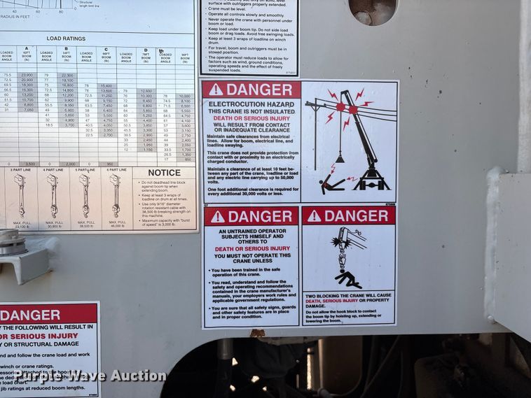 image for item EU4715 2011 Peterbilt 365 crane truck