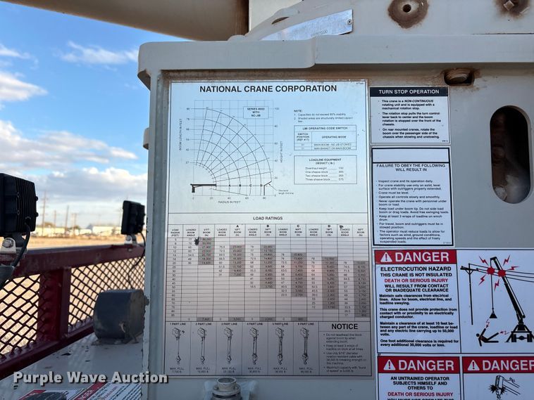 image for item EU4715 2011 Peterbilt 365 crane truck