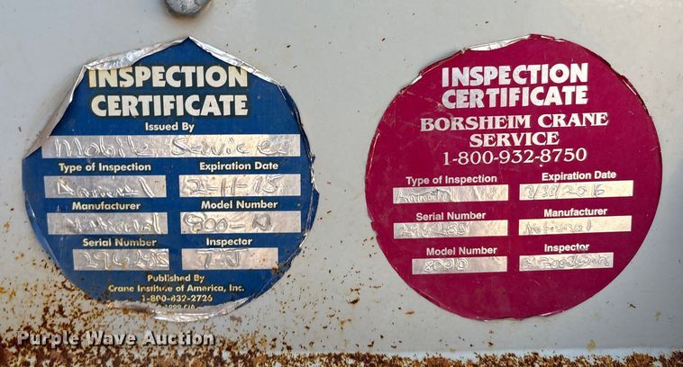 image for item EU4715 2011 Peterbilt 365 crane truck