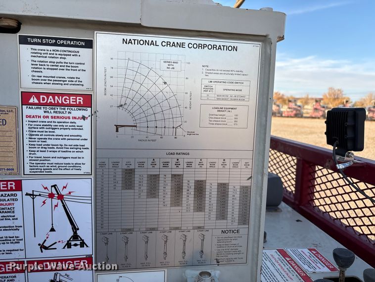 image for item EU4715 2011 Peterbilt 365 crane truck