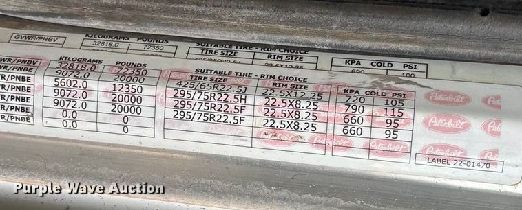 image for item EU4715 2011 Peterbilt 365 crane truck