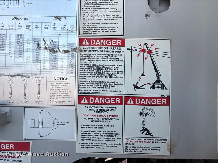 image for item EU4716 2013 Peterbilt 365 crane truck