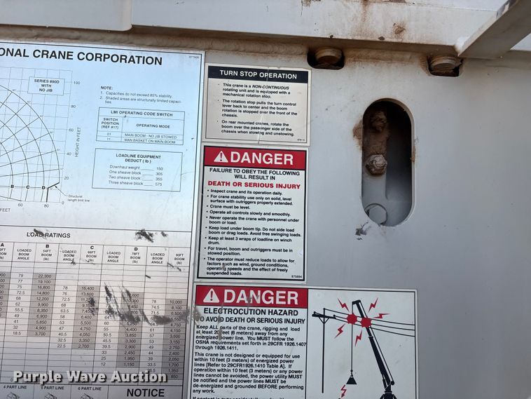 image for item EU4716 2013 Peterbilt 365 crane truck