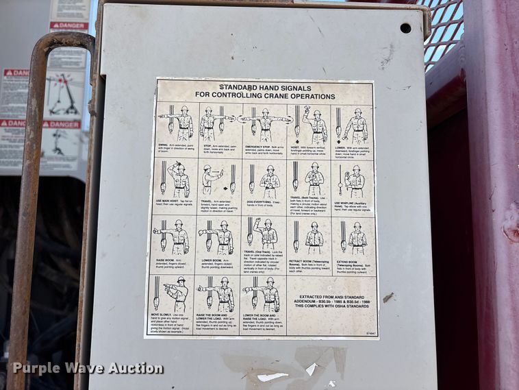 image for item EU4716 2013 Peterbilt 365 crane truck