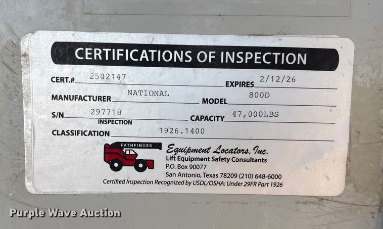 image for item EU4716 2013 Peterbilt 365 crane truck