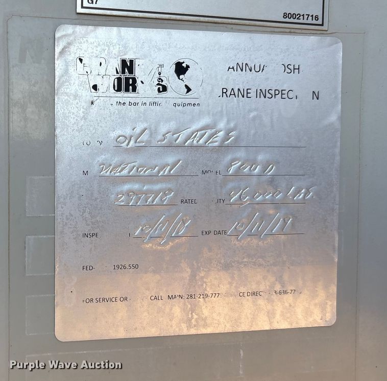 image for item EU4716 2013 Peterbilt 365 crane truck