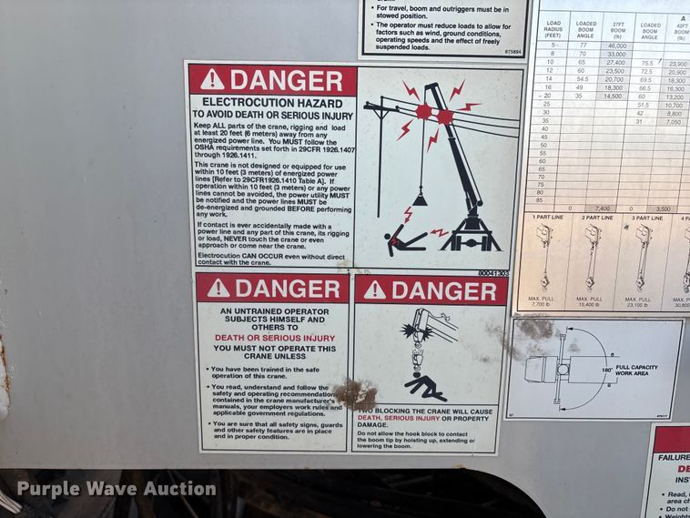 image for item EU4716 2013 Peterbilt 365 crane truck